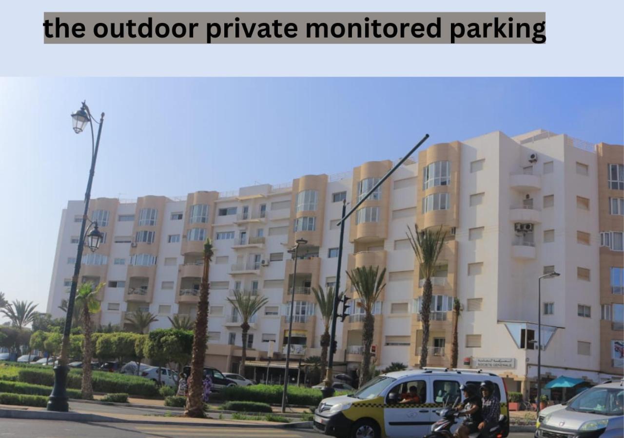 Appartement Julia Au Centre Ville Agadir Dans Residence Borj Dalat Zewnętrze zdjęcie